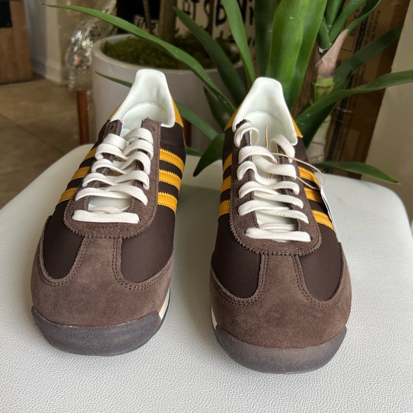 ADIDAS ORIGINALS SL 72 RS Suede and Leather-Trimmed Canvas Sneakers 11 SALE!!! - Picture 9 of 12